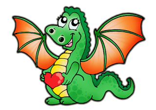 Рисунок дракона на новый год для детей