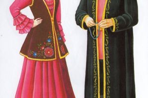 Народный костюм татаров рисунок