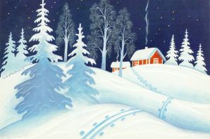 Рисунки на тему зимушка зима