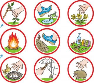 Знаки экологической безопасности рисунки