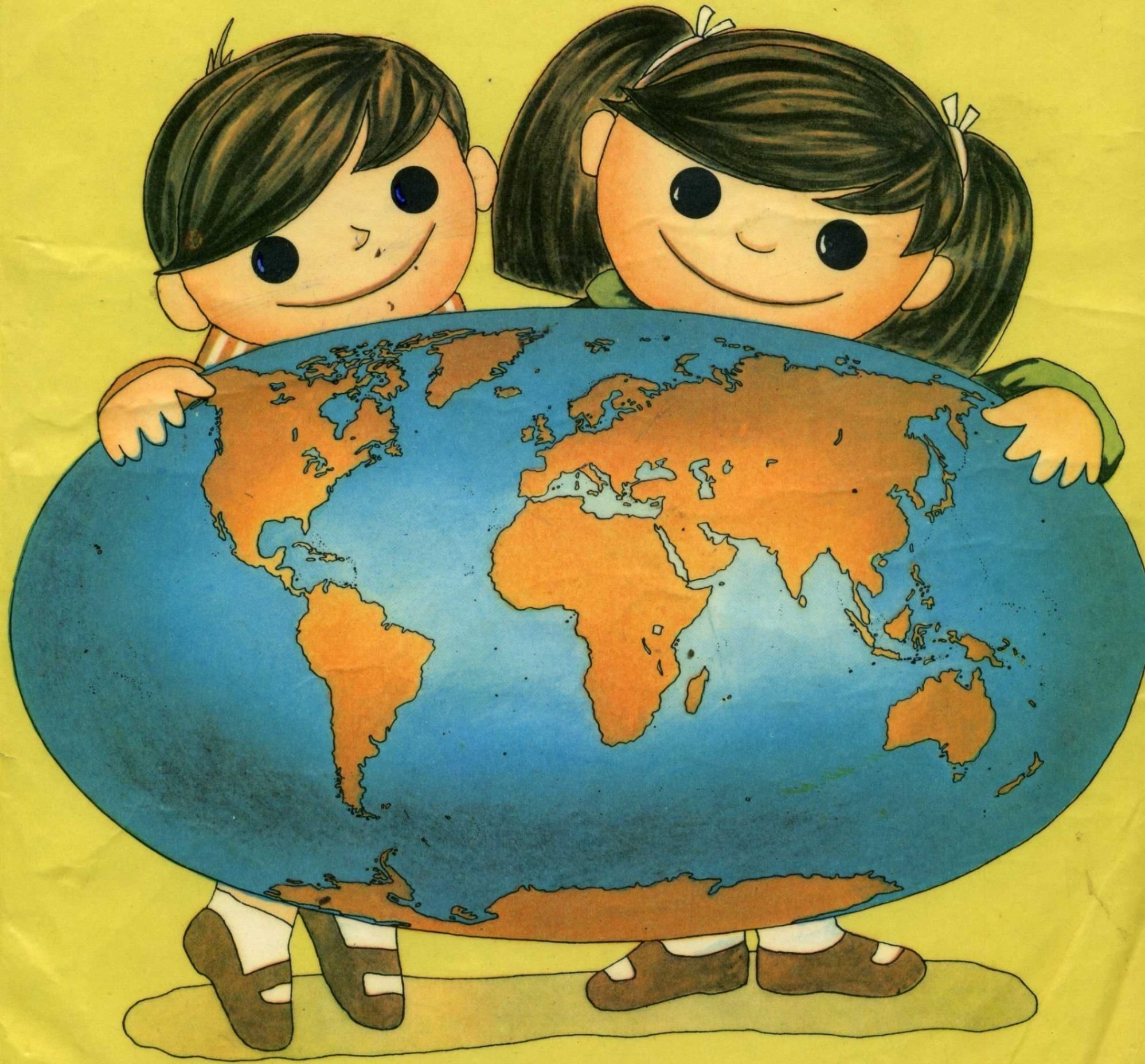 Мальчик и планета земля. Мир и человек. География для детей. Географический атлас для детей. Рисунки детей о мире.