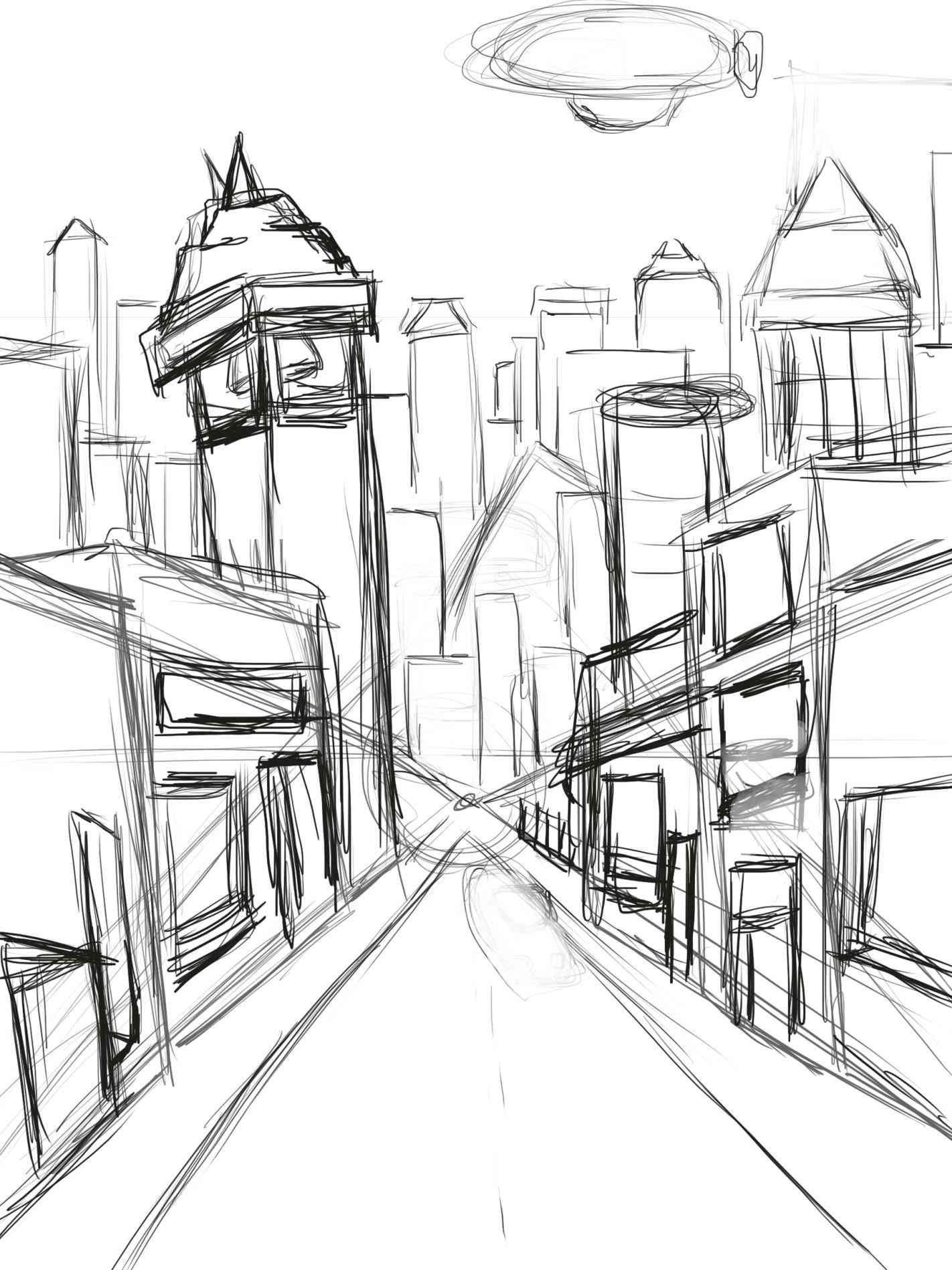 Легкие рисунки улицы. Городской пейзаж карандашом. Город карандашом. Город рисунок карандашом. Городской пейзаж рисунок карандашом.