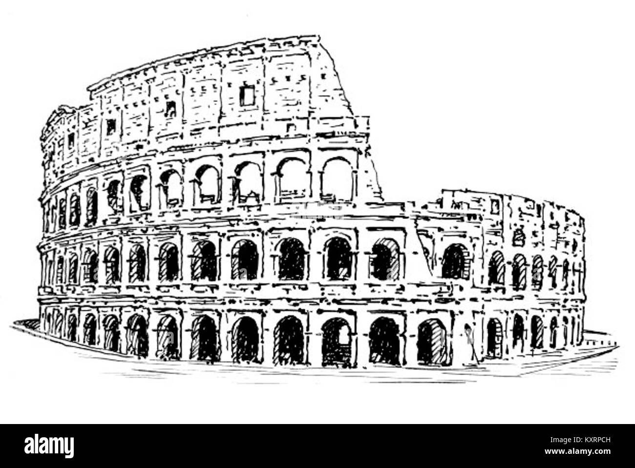 Колизей в Риме скетч