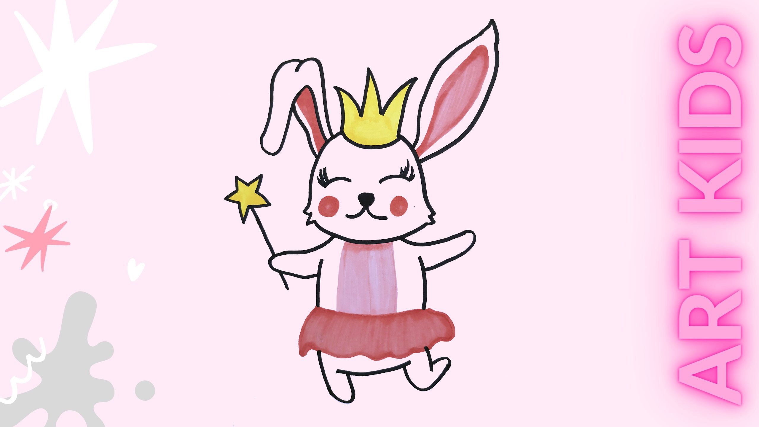 Зайка для срисовки - 77 фото