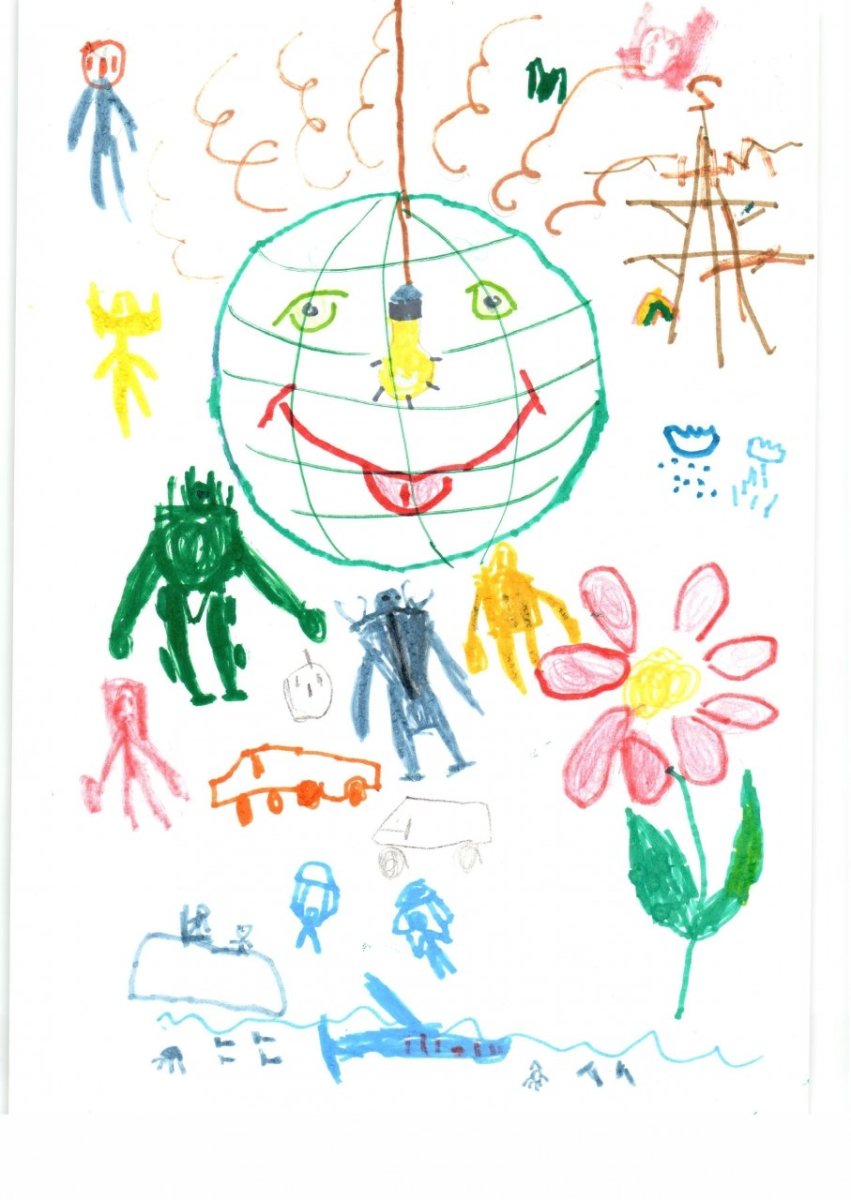 Энергетика глазами детей рисунки