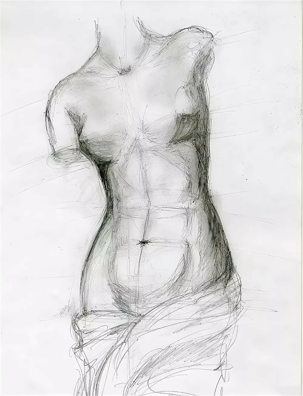 Тело в ней легко. Женское тело рисунок карандашом. Набросок тела. Набросок женского тела.