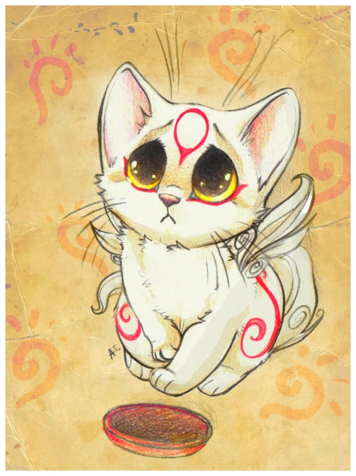 Красивый милый котик рисунок. Милые рисунки. Котики арт. Милый кот рисунок. Котенок арт.