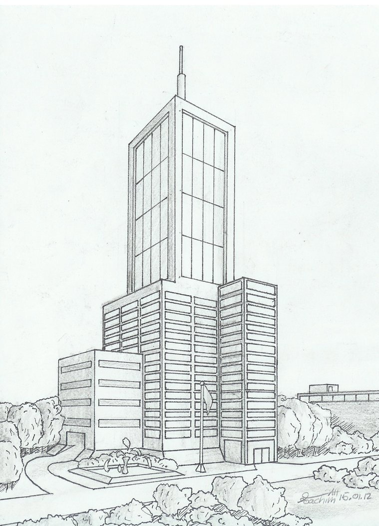 Нарисовать здание. Современные здания карандашом. Эскиз современного здания. Здания для срисовки. Современная архитектура карандашом.