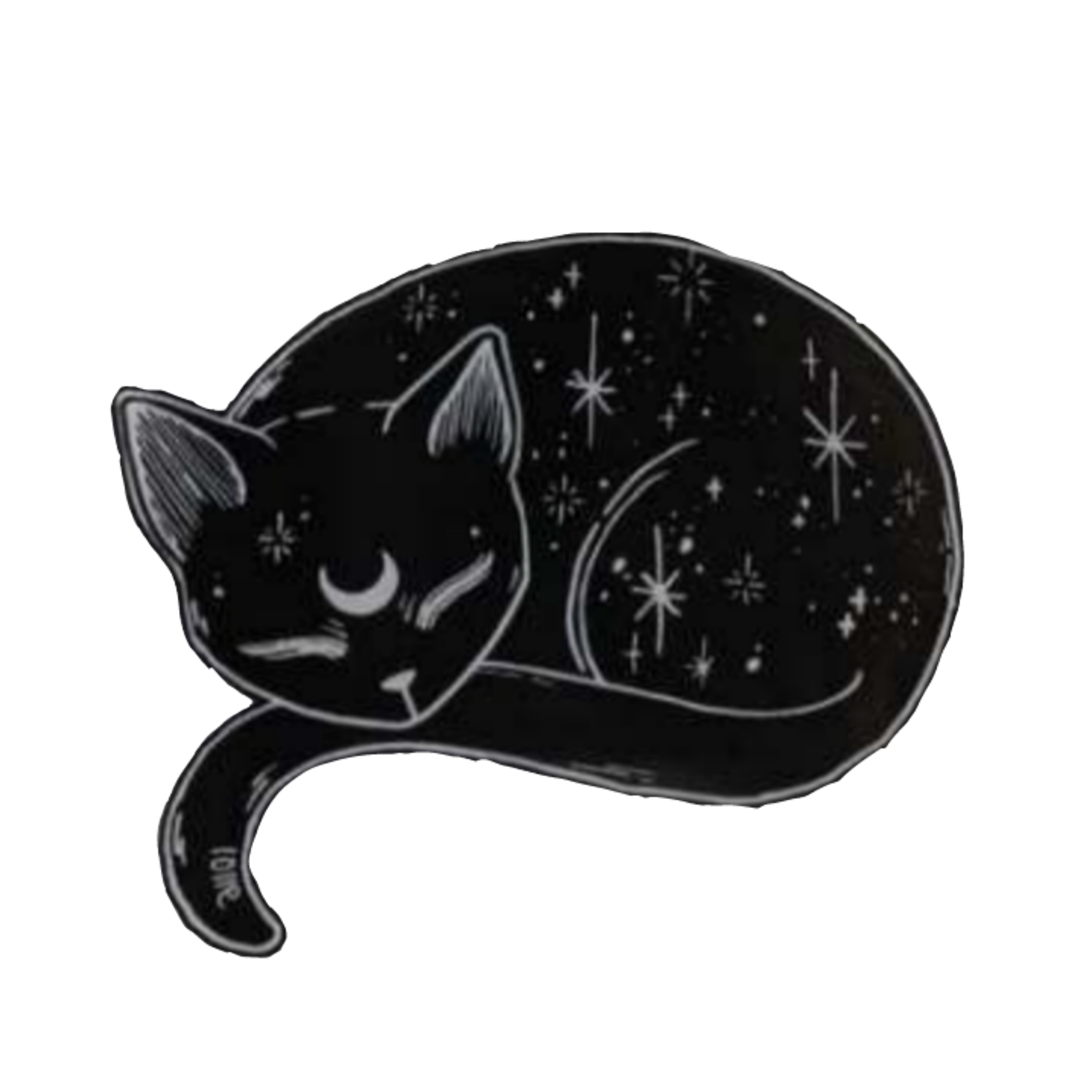 Стикеры черный кот. Черный кот стикер. Черная кошка рисунок. Тату черный кот эскизы.