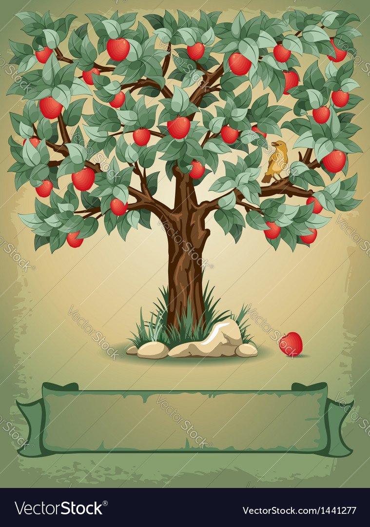 Яблоня дерево символ