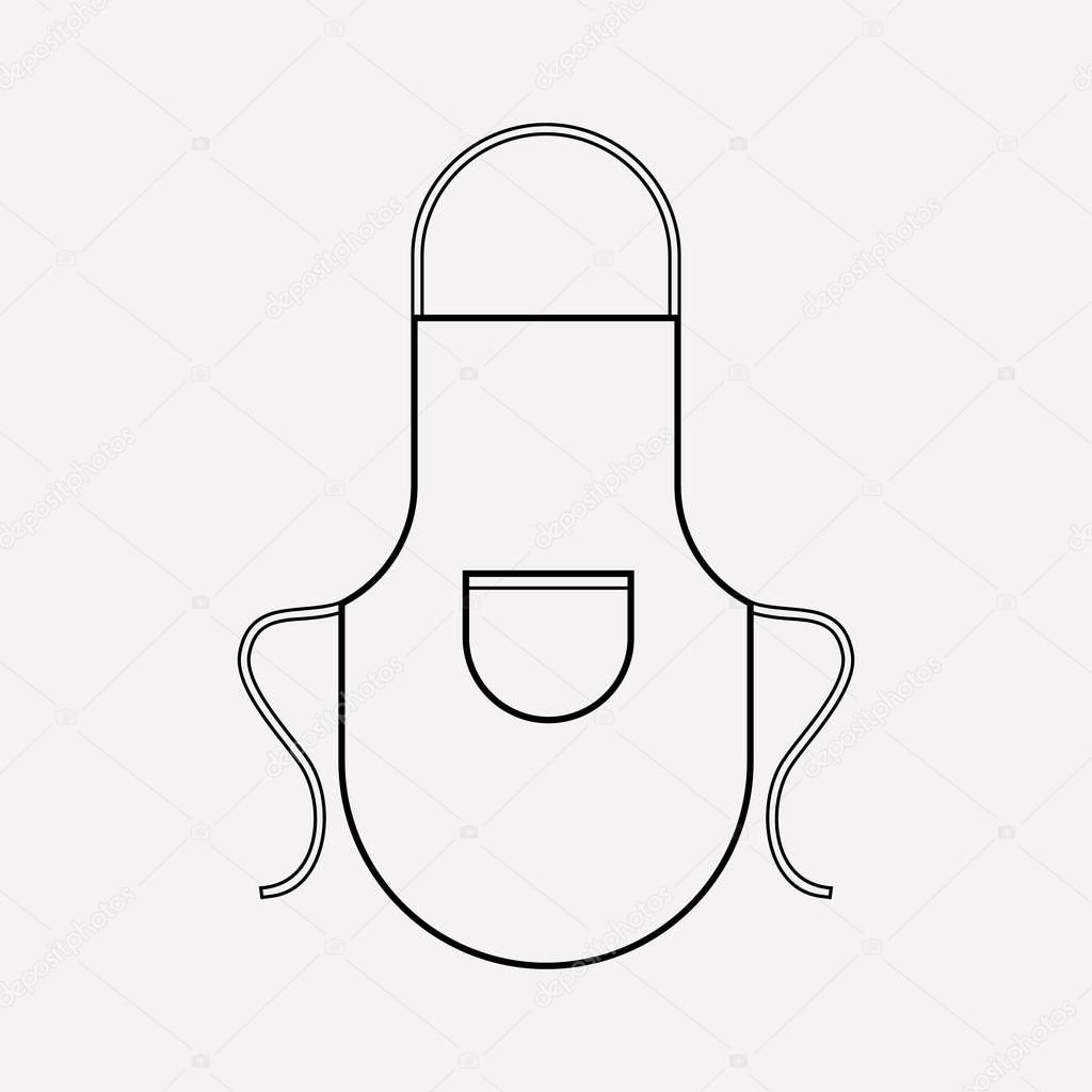 Картинки фартука для раскрашивания