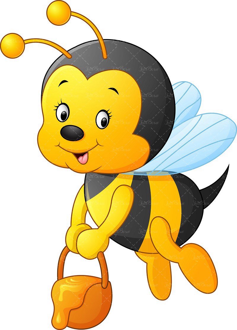 Пчела с ведром