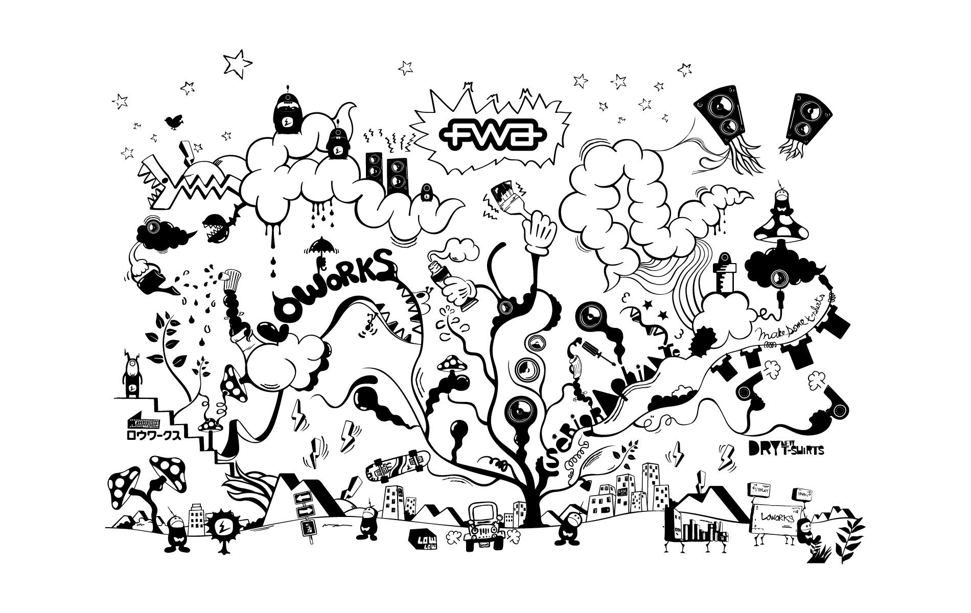 Постер Поп арт люди 76см. x 50см. - купить в интернет-магазине по низкой цене на