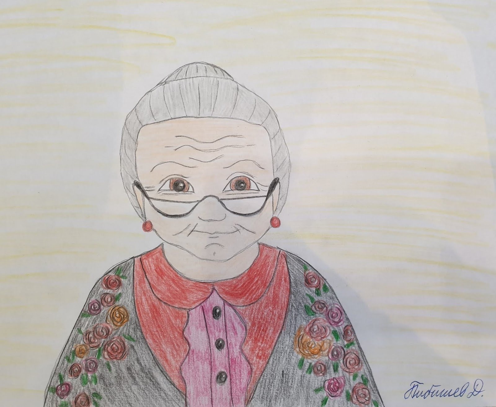 Изо старость. Портрет бабушки и дедушки. Портрет бабушки рисунок. Рисование портрета пожилого человека. Портрет бабушки карандашом.