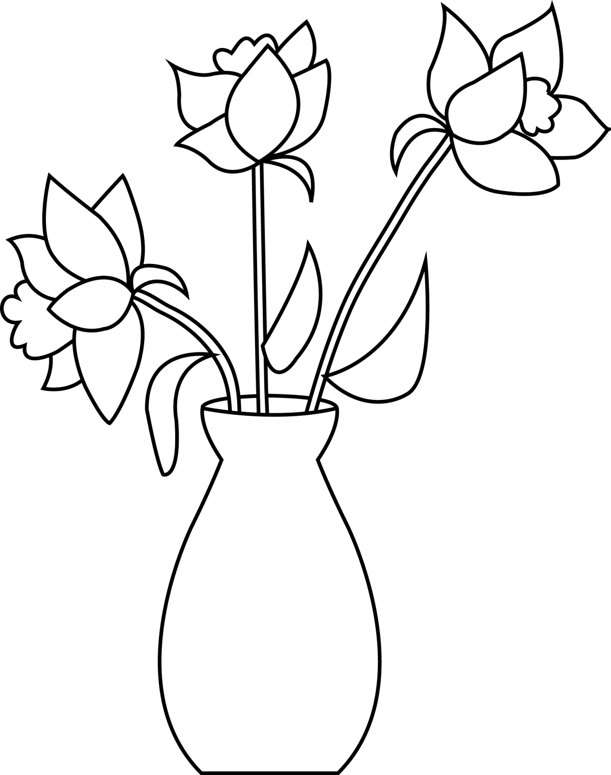 Как нарисовать вазу с цветами поэтапно 10 уроков