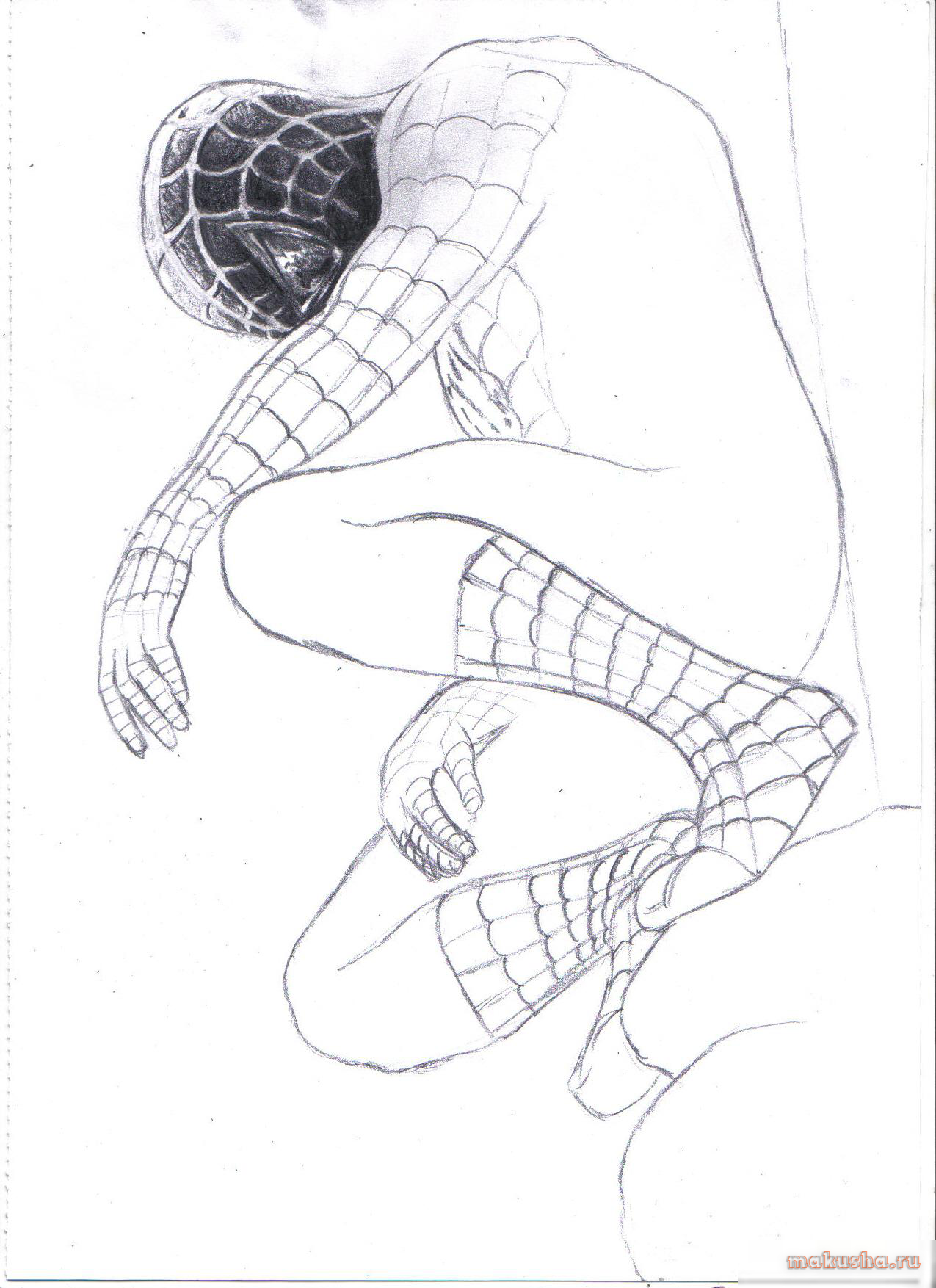 Человек паук рисунок. Человек паук карандашом. Человек паук рисунок легкий. Человек паук для срисовки.