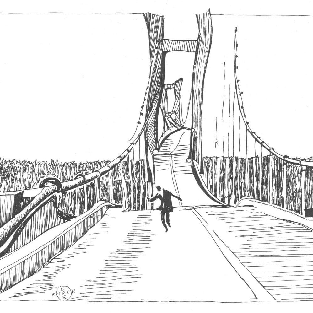 Мост набросок