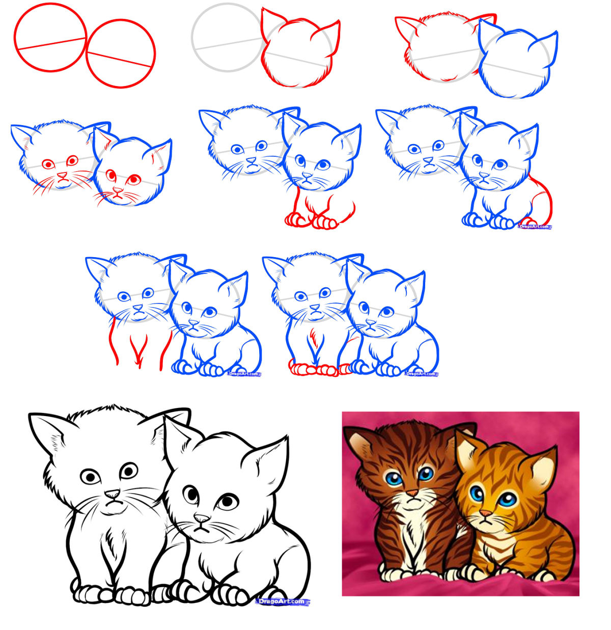 Рисуем кота с детьми. Котенок рисунок. Схема рисования котенка для детей. Поэтапное рисование кошки для детей. Кошка рисунок карандашом для детей.