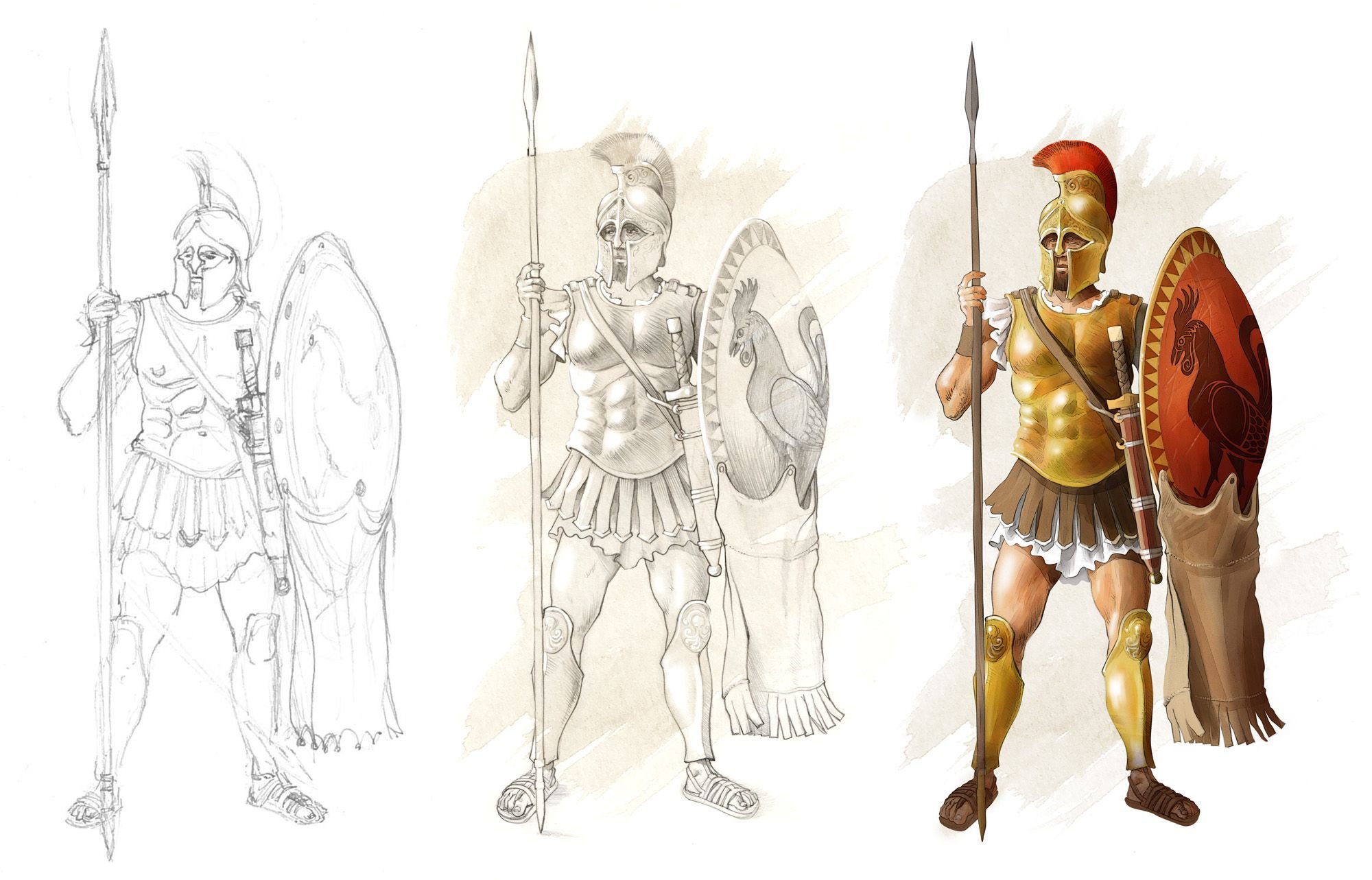 Рисунок воина 5 класс. Римский Легион и Гоплиты. Греческий гоплит и Римский легионер. Гоплит Амазонка древние. Греческий гоплит рисунок.