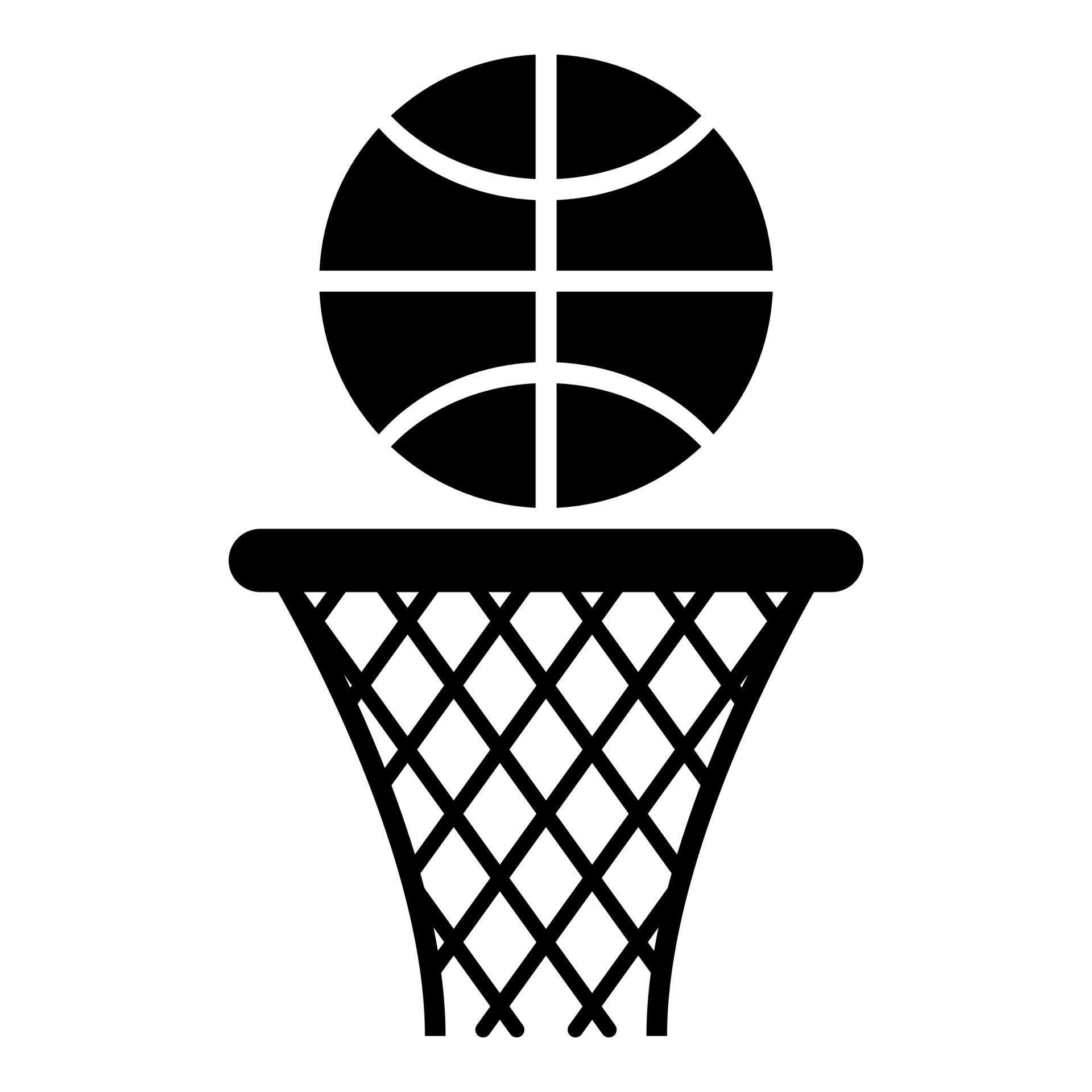 Баскетбольная корзина вектор