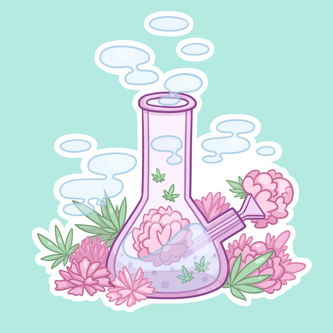 Рисунок бонг - 65 фото