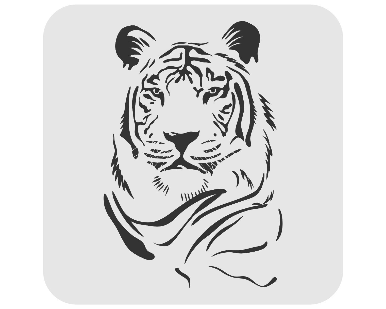 Графика для печати а4. Трафарет тигра. Тигр рисунок. Векторный рисунок. Тигр для гравировки эскиз.