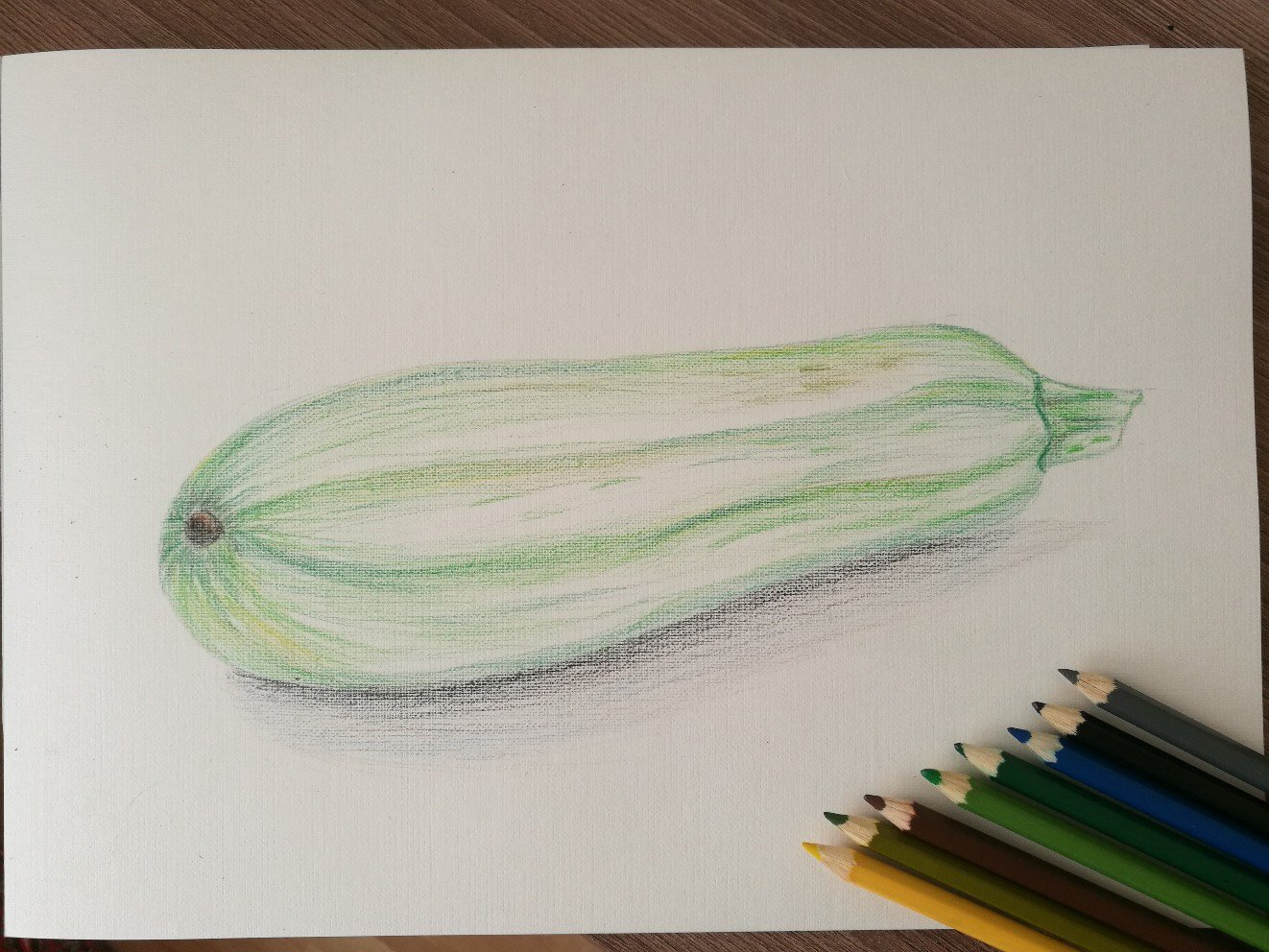 Кабачок рисунок для детей - 62 фото