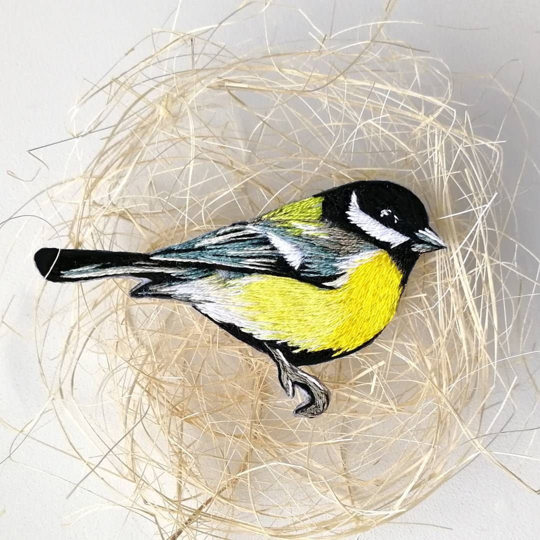 Рисование синицы