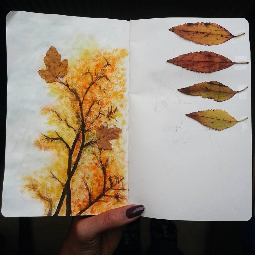 Скетчинг осень