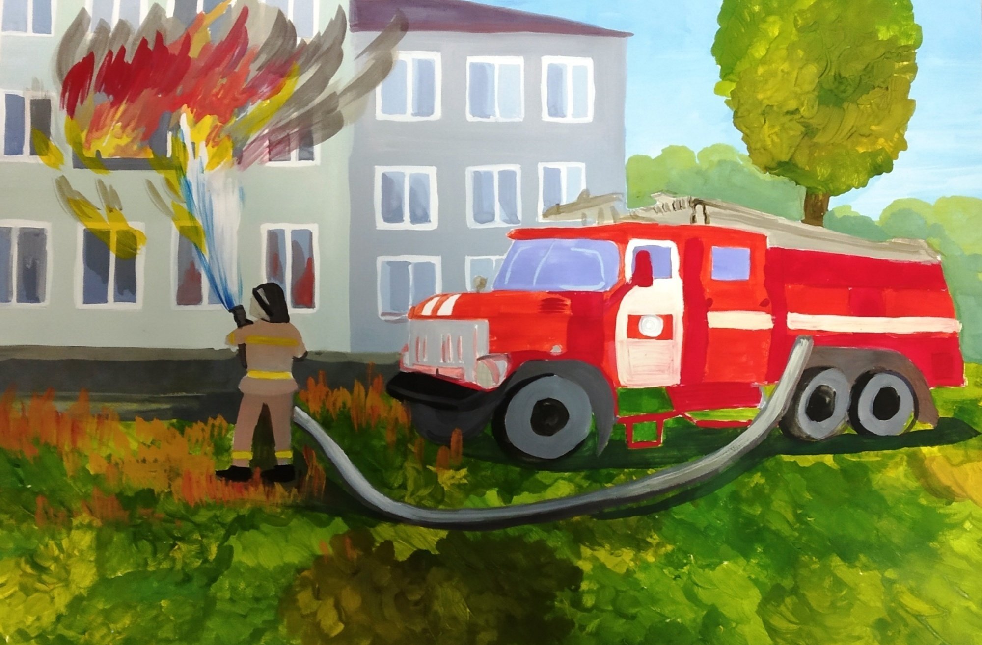 Тема пожарная служба. Рисунок на тему МЧС. Пожарная тематика. Пожарный рисунок для детей. Детские работы про пожарных.