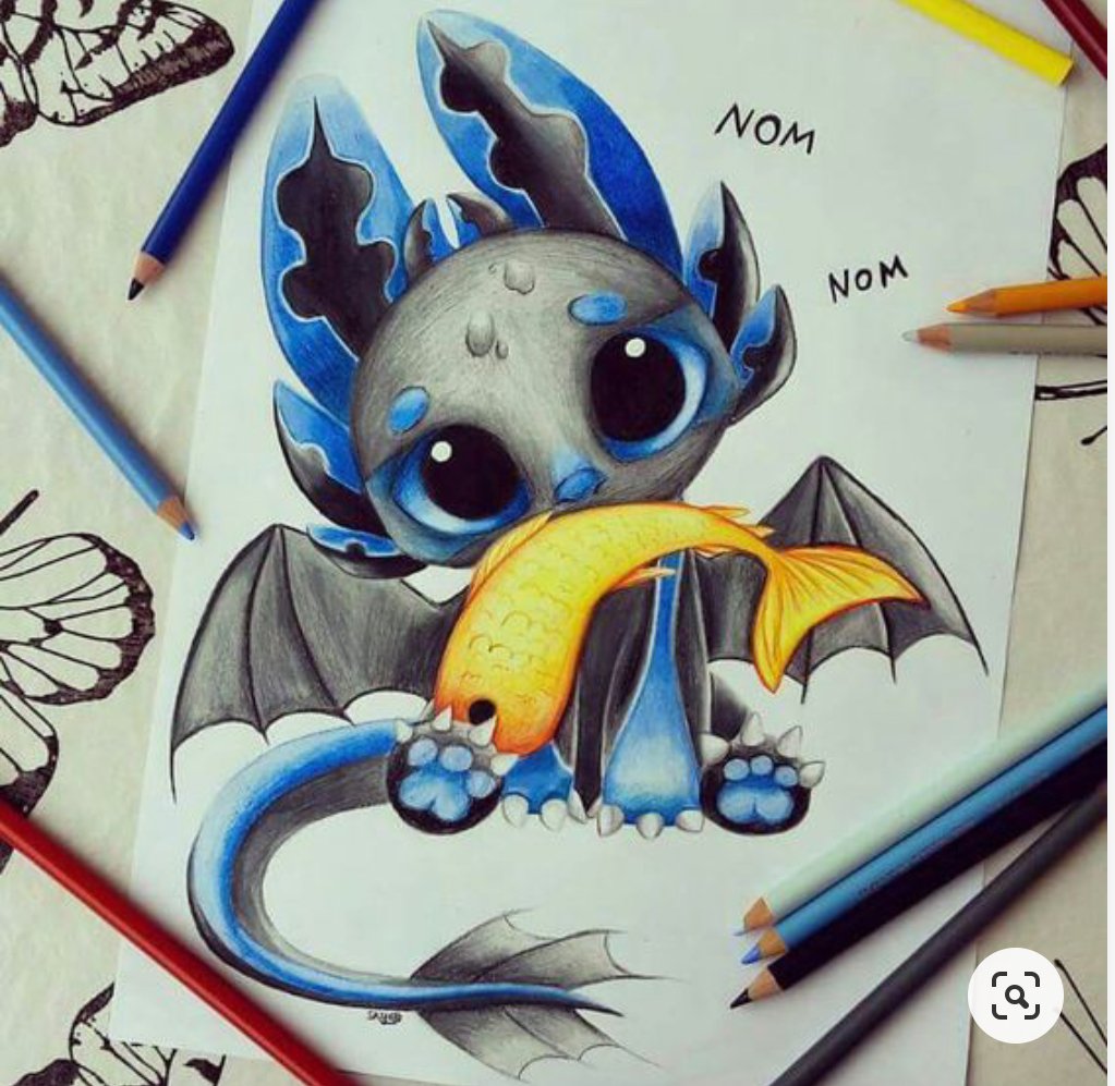 Аксолотль рисунок карандашом