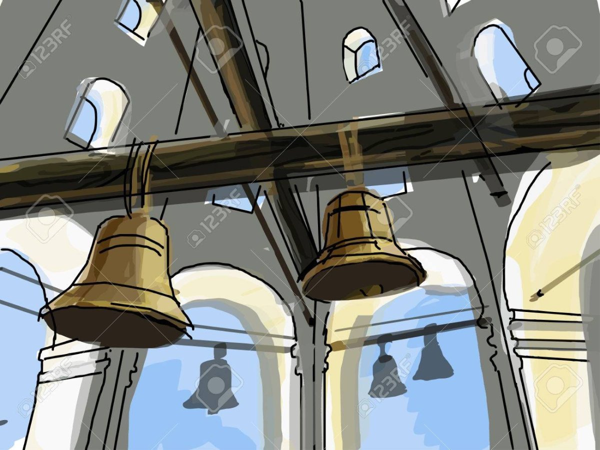 Колокольня мультяшная