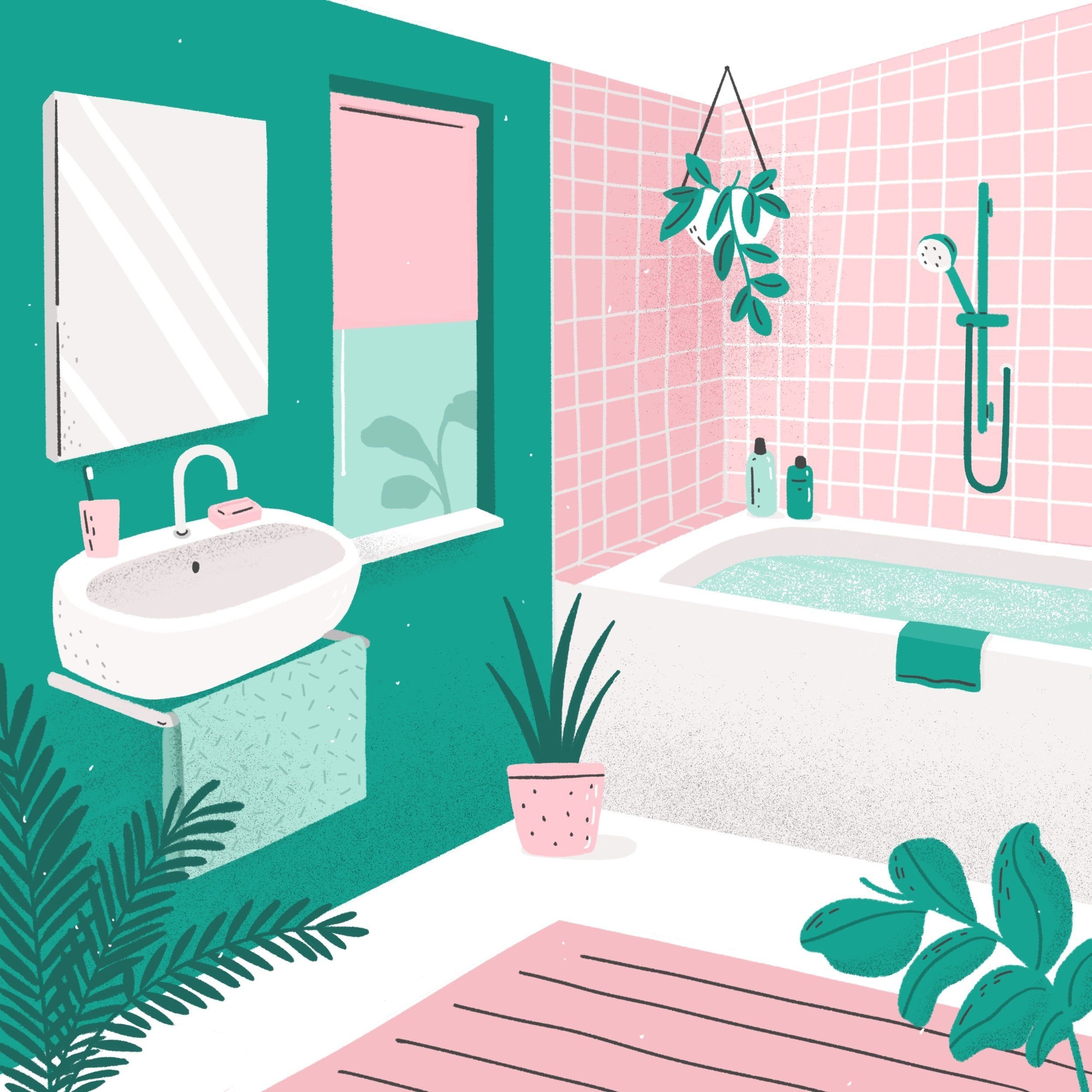 Картинки ванной для детей. Ванная комната мультяшная. Ванная комната для детей. Ванная иллюстрация. Ванная комната в мультяшном стиле.