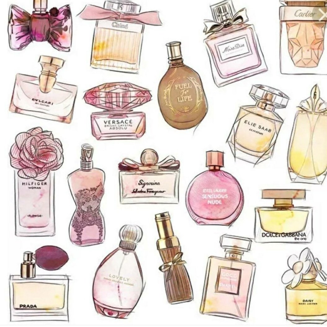 Флакон духов Графика