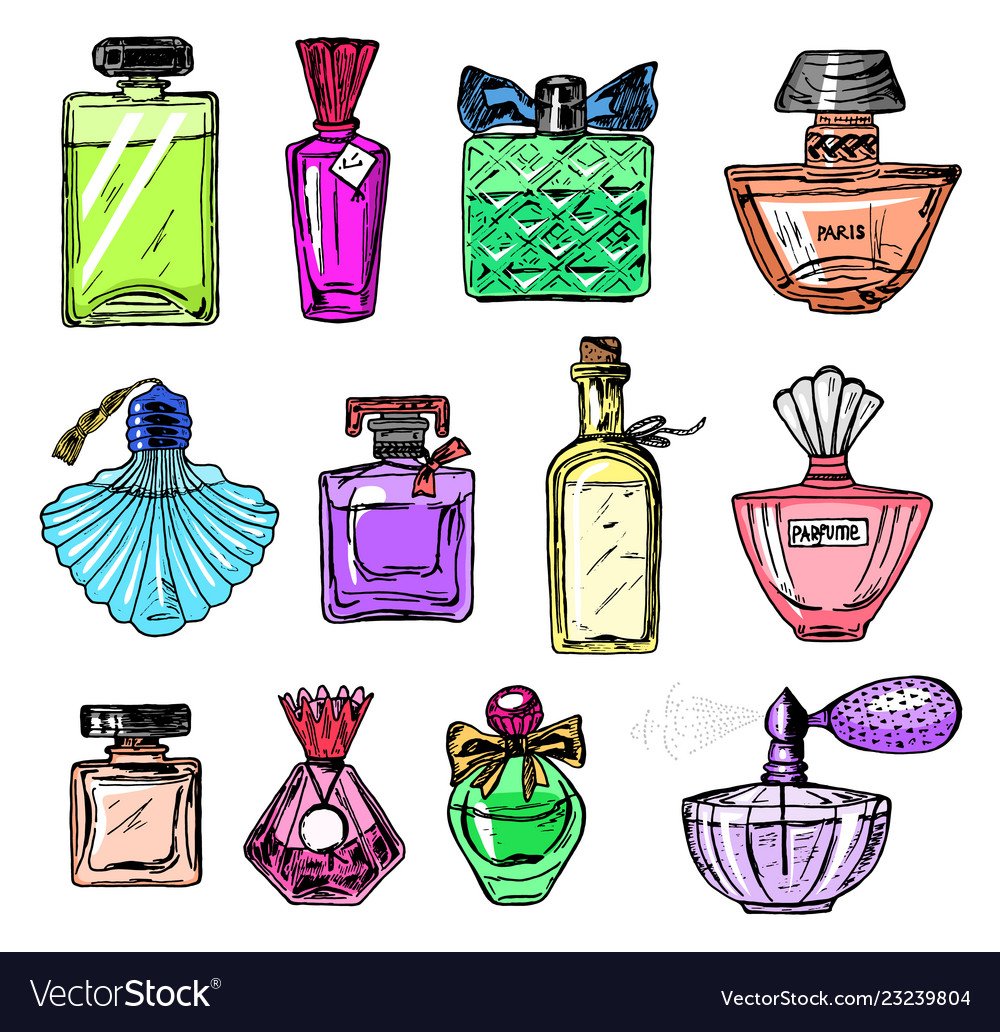 Флакончики иллюстрация