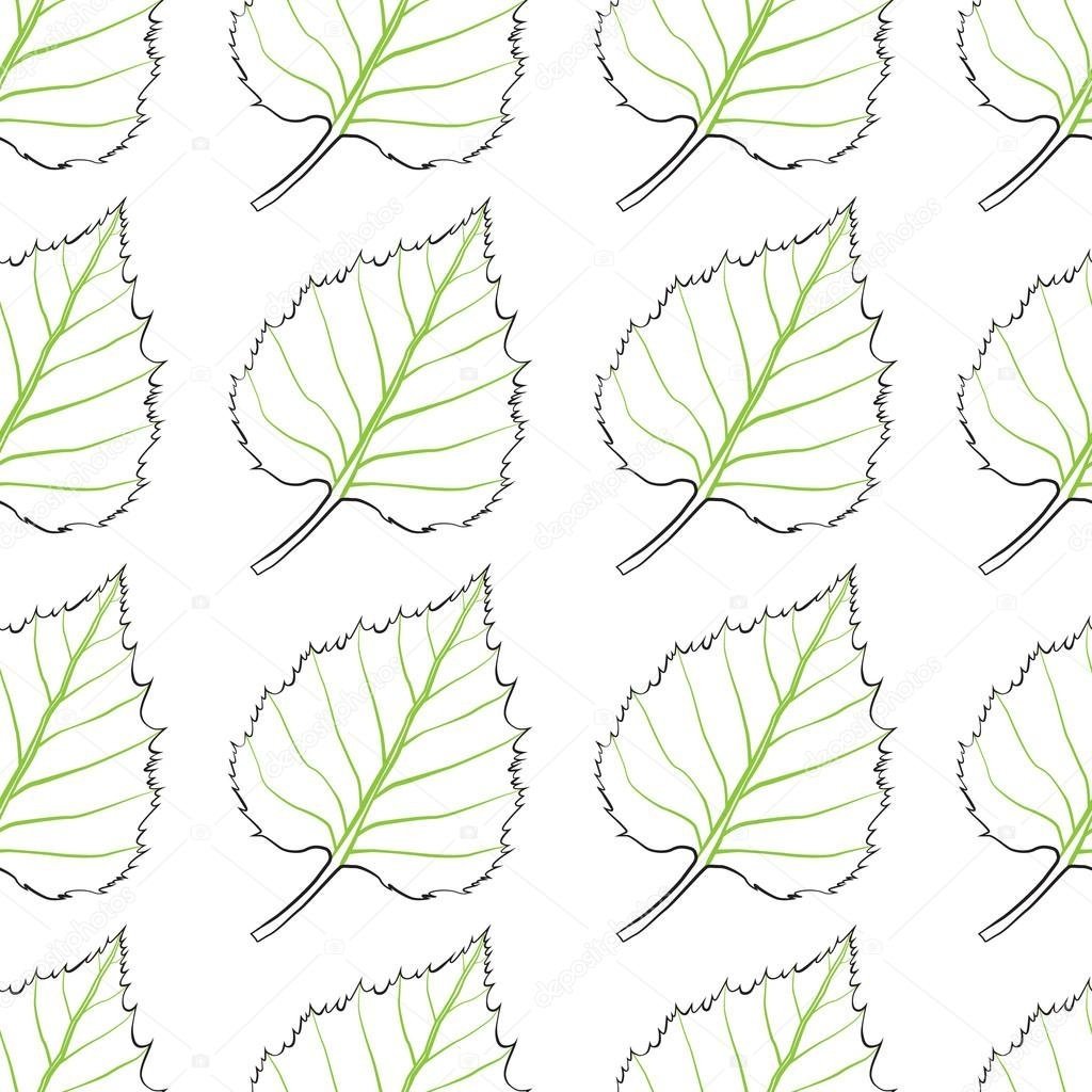 Контуры листьев для скрапбукинга