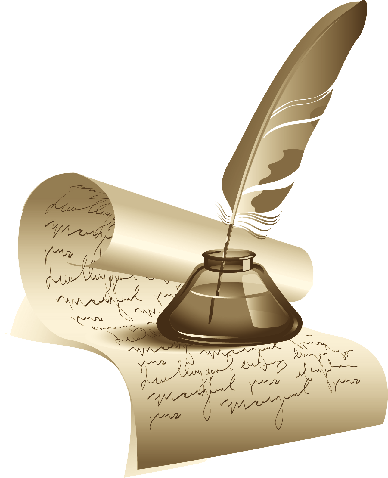 Перо и бумага рисунок - 69 фото