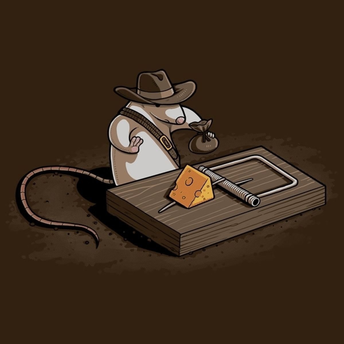 Мышь в мышеловке