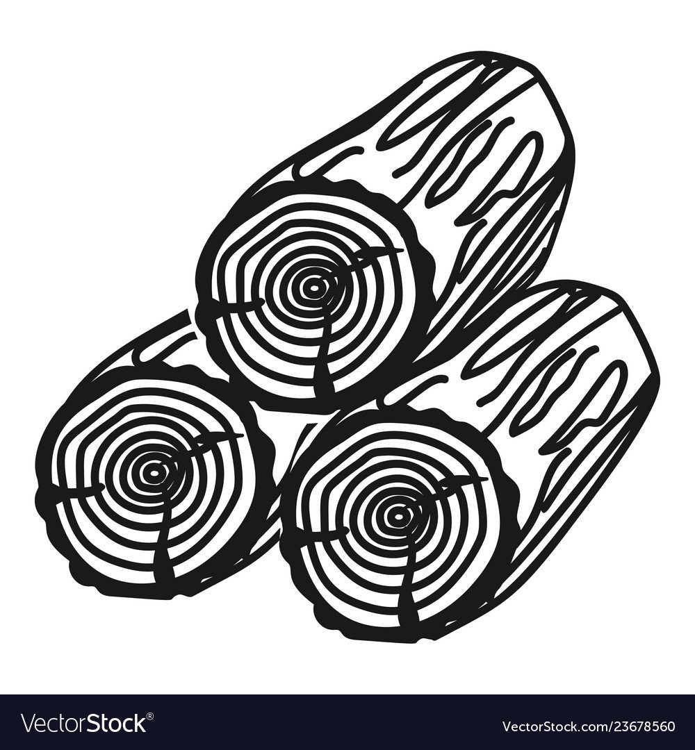 Бревно значок