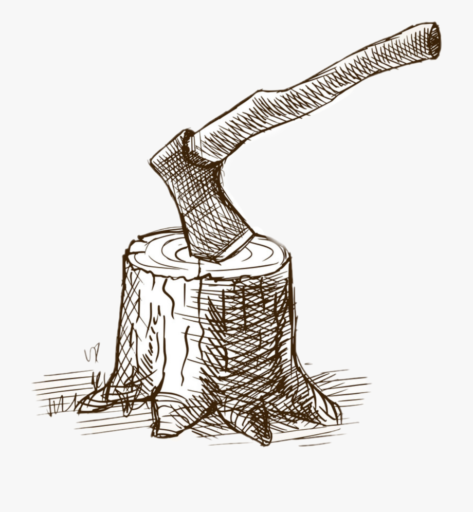 Деревянный предмет карандашом