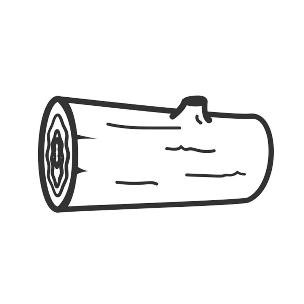 Бревно нарисованное