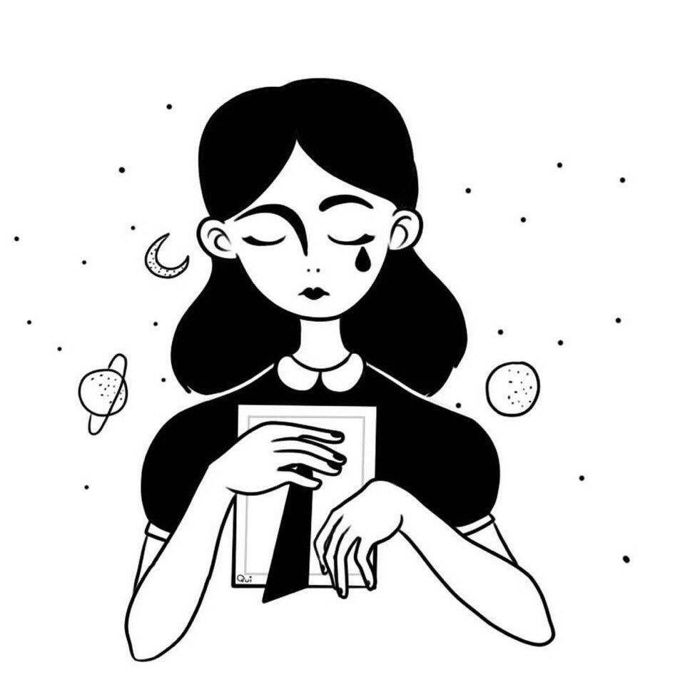 Девушка с Ассоциацией понедельника рисовать