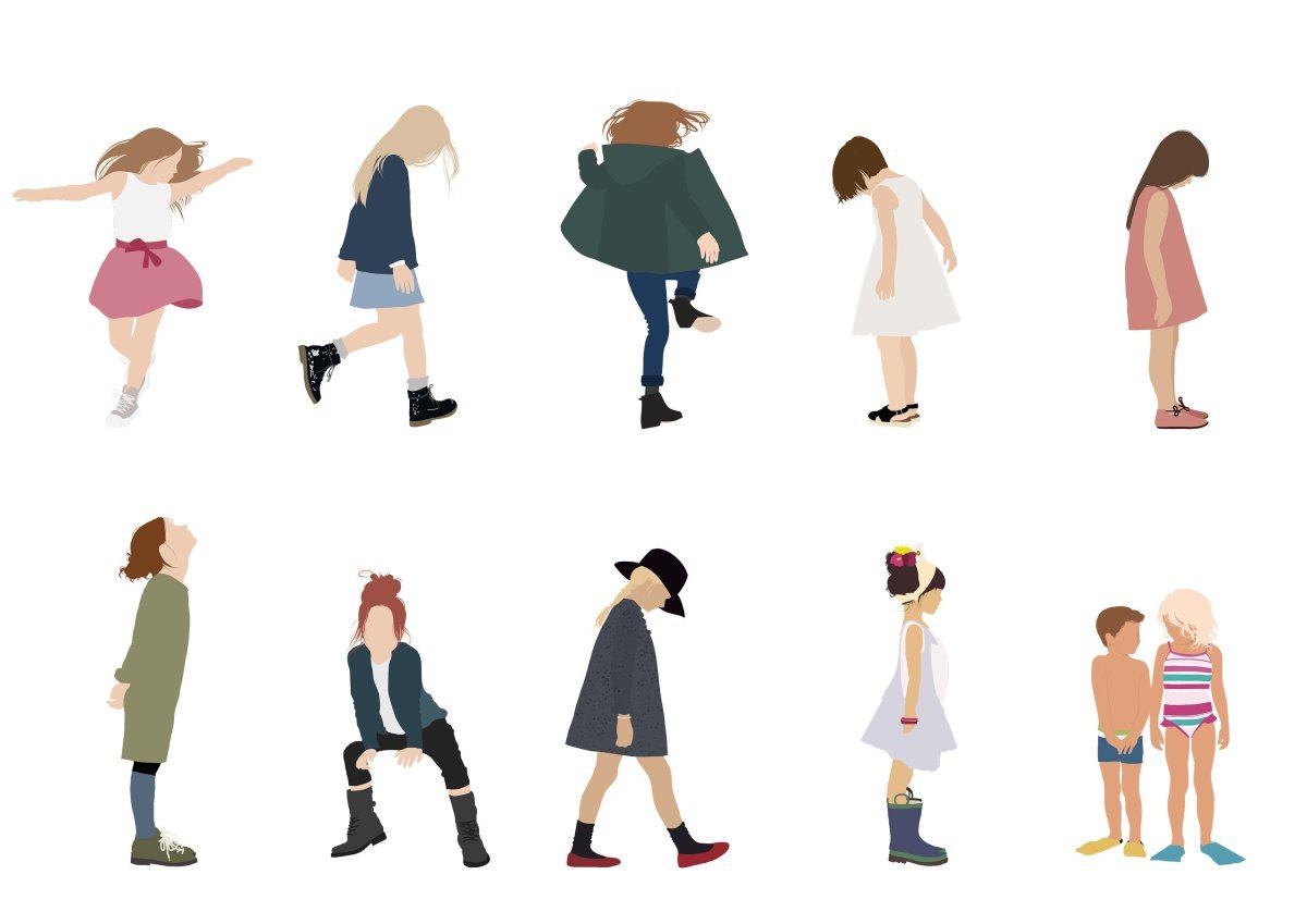 Стаффаж люди