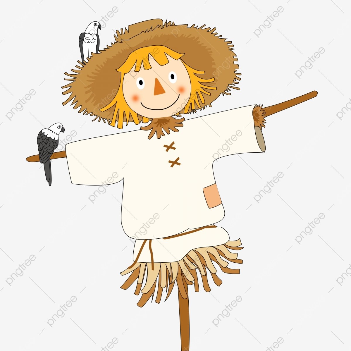 Пугало раскраска