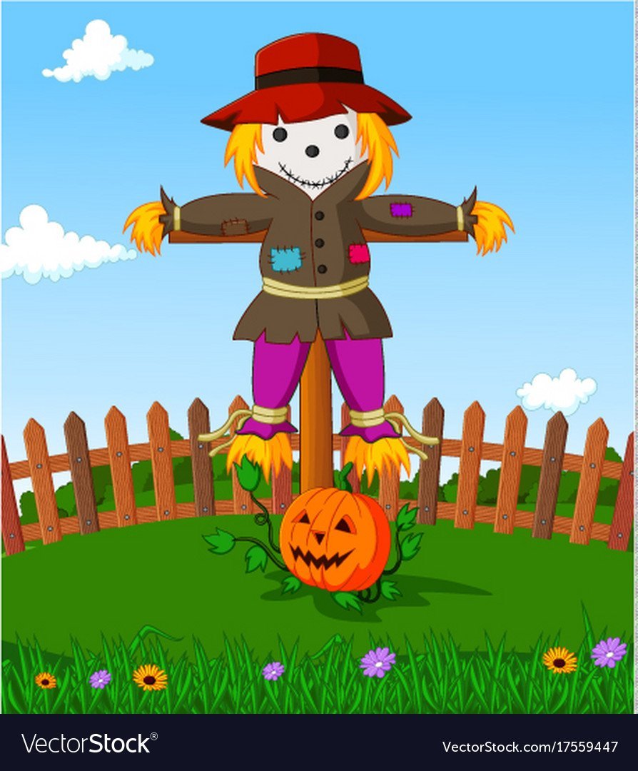 Пугало карандашом