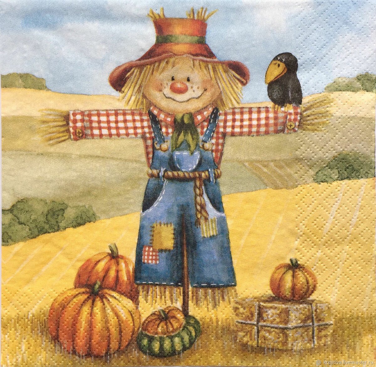 Пугало Векторная Графика