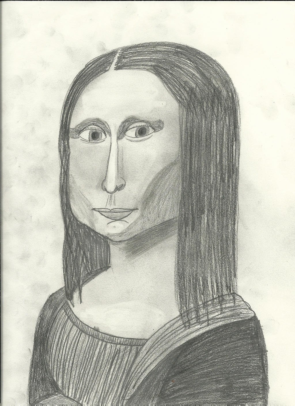 Мона Лиза для срисовки