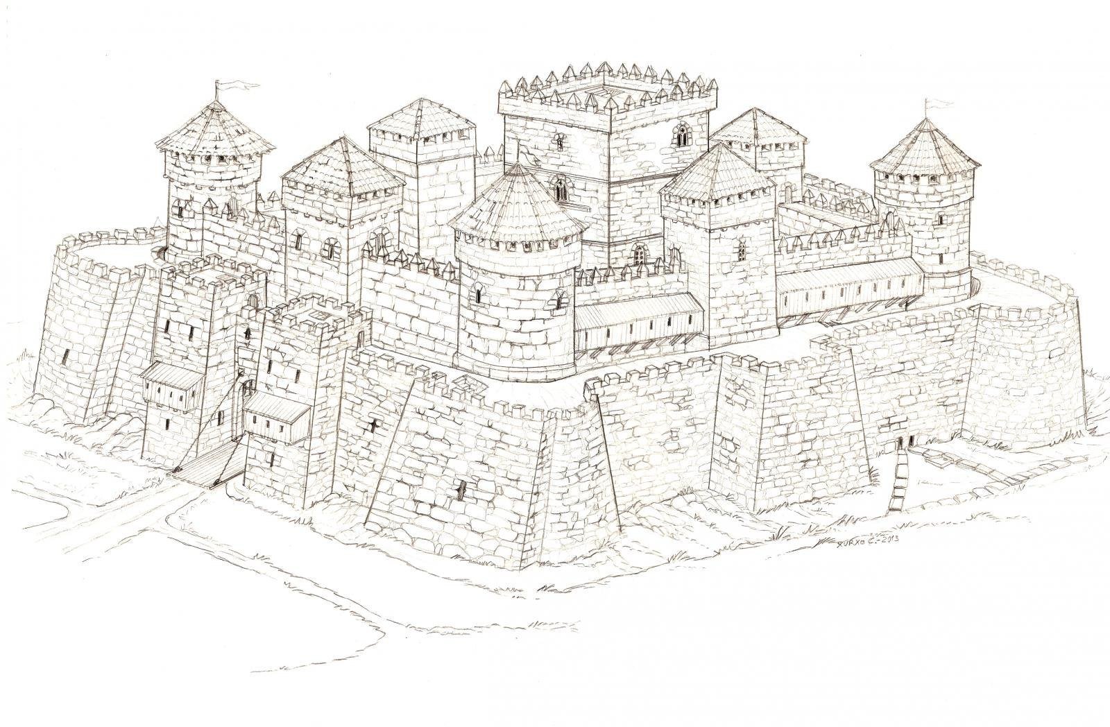 Зарисовки крепостей