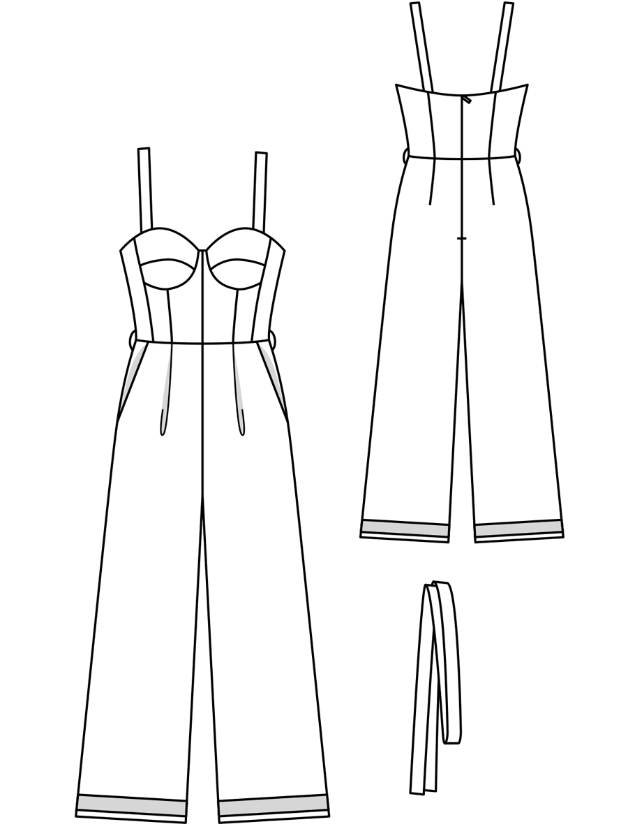 Рисунок комбинезон