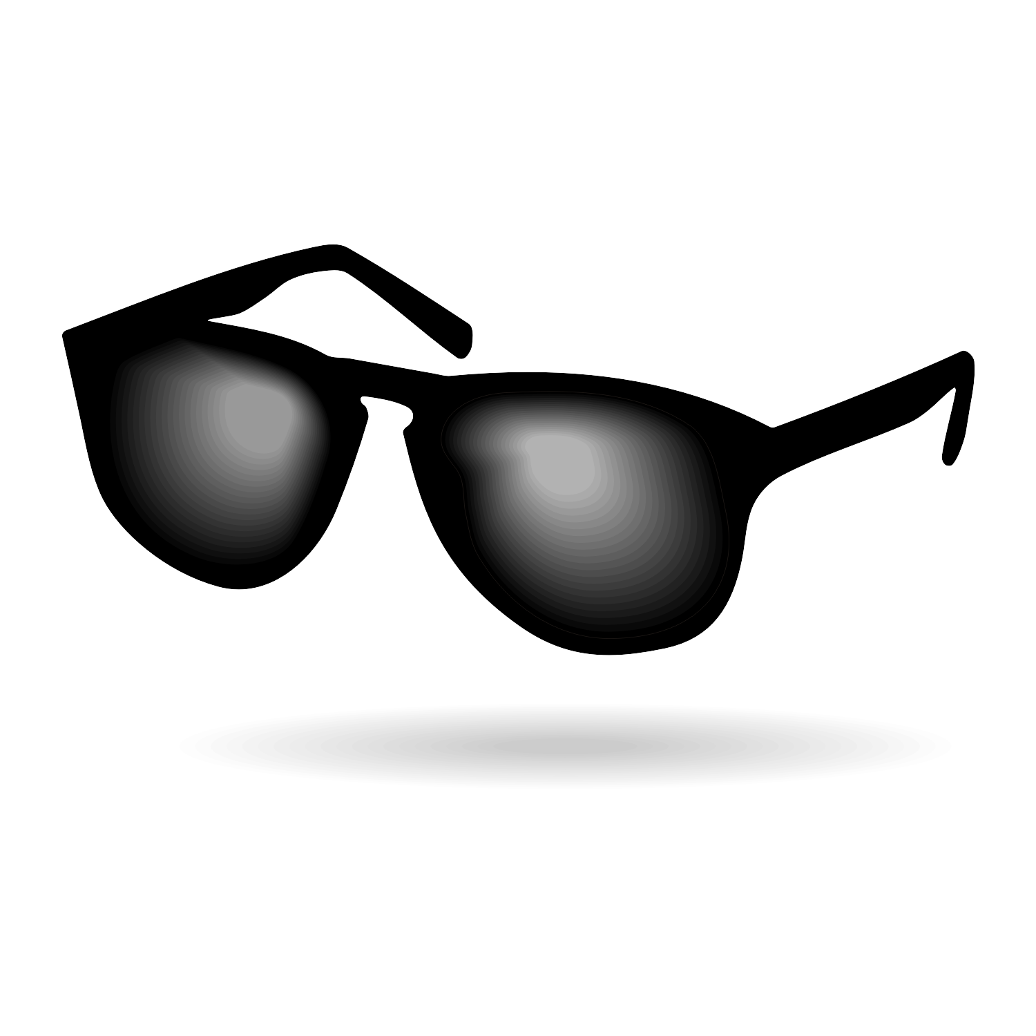 Черные солнечные очки